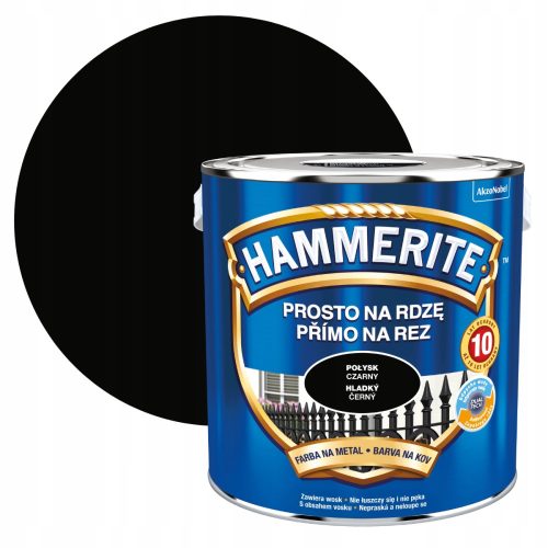 Hammerite Antikorozivna boja Crna 2,5l