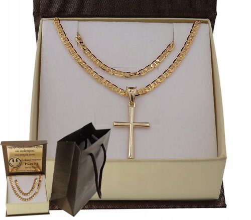 ZLATNI LANAC SA KRIŽEM GUCCI PR. 925 585 + GRATIS GRAVIRANJE