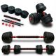  SportForFun podesive bitumenske bučice 2x 20 kg
