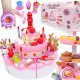 LandToys LT192 Velcro rođendanska torta, roza