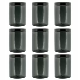 Plastični spremnik 1L antracitni prozirni 1000ml x9