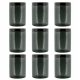 Plastični spremnik 1L antracitni prozirni 1000ml x9