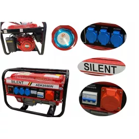  Prijenosni trofazni tihi benzinski generator od 2500 W
