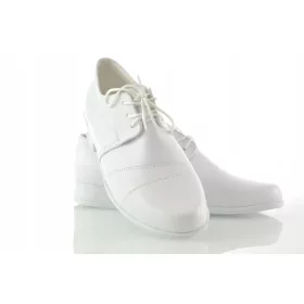 Bijele dječje cipelice za posebne prigode, model 32