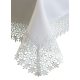 Vrhunski plamoodporni stolnjak od 140 cm x 270 cm s čipkom od gipura
