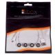 Kabel za punjenje i prijenos podataka USB-Micro USB 1m bijeli 2A LB0067B Libox