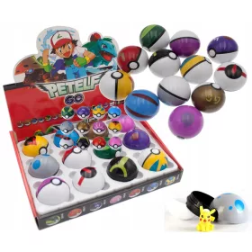  POKEMON 12 KOM POKEBALL + 12 KOM IGRAČKE FIGURICE