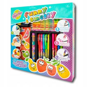   Veliki likovni set STNUX za bojanje s mirisnim olovkama, bojicama i flomasterima