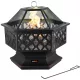Metalni vrtni kamin - Vrtni kamin 70 cm, dužina 60 cm