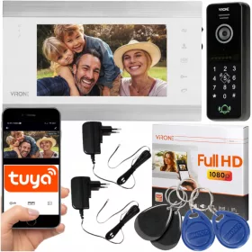   Virone VDP-61FHD/W Video Portafon s WiFi Full HD 7" Ekranom i Šifriranjem Koda
