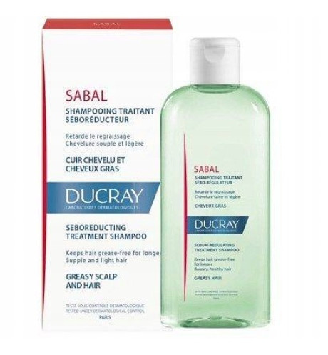 DUCRAY Sabal šampon za smanjenje izlučivanja sebuma 200 ml