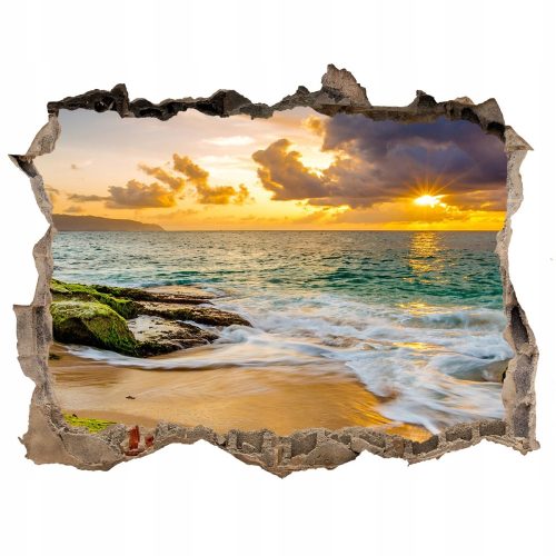 Sunset Sea Samoljepljiva Dekorativna Dizajnerska Folija za Zid