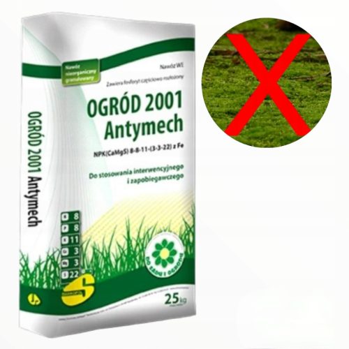 Gnojivo za suzbijanje mahovine bez uklanjanja mahovine 25 kg