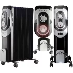  Uljni radijator Kiano 2000 W, crni