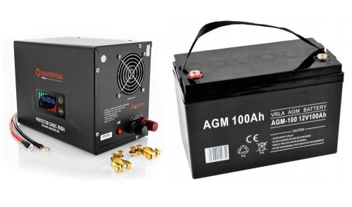 Inwerton Sigurnosno Napajanje Sinus 800H + 100Ah Akumulator