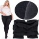 ZIMSKE tajice od bambusa s flisom 200 den debelih neprozirnih PLUS SIZE veličina 54-60