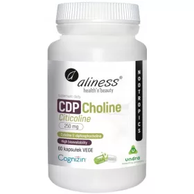   Aliness CDP Kolin 250 mg - 60 Kapsula za Bolju Koncentraciju i Memorijske Funkcije