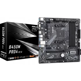    ASRock B450M Pro4 R2.0 AMD B450 DDR4 SATA3 M.2 AM4 mATX matična ploča