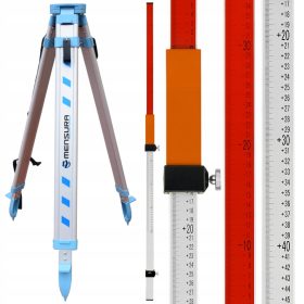Laser level set: Stativ + letva 2,4 m