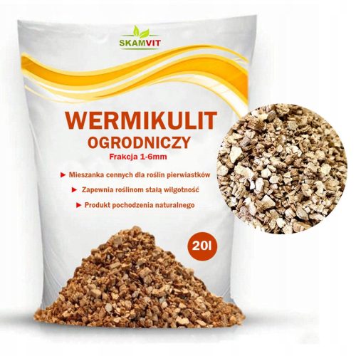 Skamvit Vermikulitno Gnojivo za Supstrat 20l - Prirodno Mineralno Gnojivo