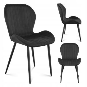 Luksuzna fotelja Mark Adler Prince 2.0 Crni Baršun