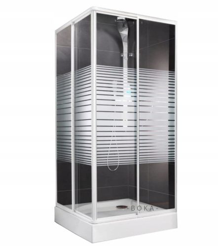 Aquaform Variabel tuš kabina s kliznim vratima 80 x 80 cm