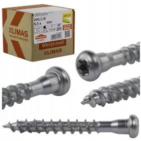   Stolarski vijci za ciesielje Wkręt-Met WKLC-50030-B 5 x 30 mm 250 komada