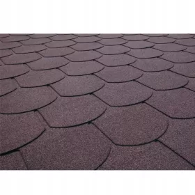 Bitumenska šindra Bauhus Karpiówka 100 x 34 cm smeđa