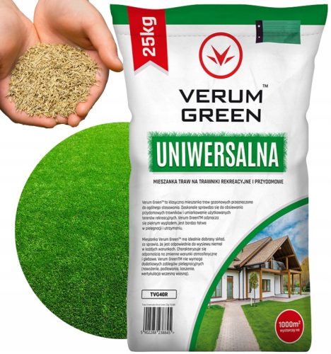 Mješavina trava, vrt Verum Green 1000 m² 25 kg