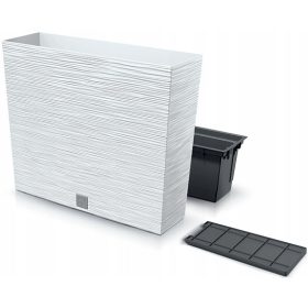   Vrtna posuda - Prosperplast saksija 58 cm x 18 x 49,8 cm promjer 20 cm plastična bijela