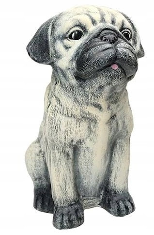  Glinena vrtna ukrasna figurica psa buldoga