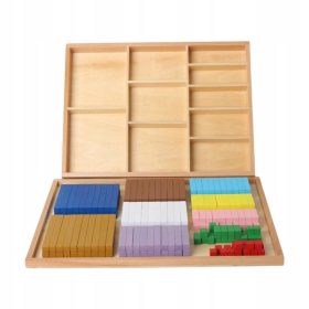    Drvena ploča s klinovima za brojanje igračke za matematičku manipulaciju