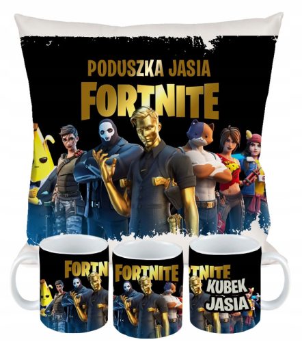 FORTNITE SET JASTUKA I ČAJNE ŠALICE POKLON ZA LJUBITELJE IGARA