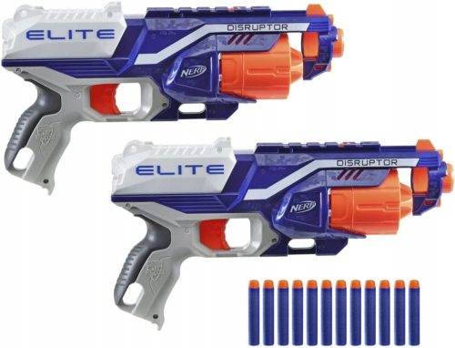 NERF ELITE DISRUPTOR SET 2x PIŠTOLJ + STRIJELCI