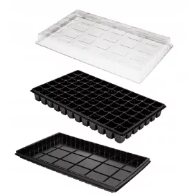    JRK posuda za cvijeće 52,5 cm x 31,5 x 4,5 cm, crna plastika