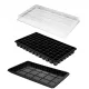  JRK posuda za cvijeće 52,5 cm x 31,5 x 4,5 cm, crna plastika