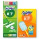 Swiffer Komplet Ravni Mop 27 cm + Swiffer Duster Set s 4 zamjenska dijela