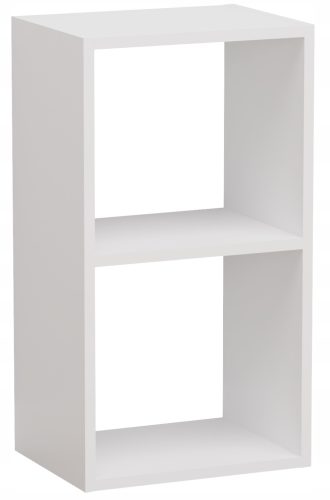 Regal za knjige s policom za dokumente 72,5 cm - Mat bijela