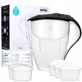  Dafi Astra Unimax 3l Dzbanek Filtrujący + 3x Filtr Dafi + 2x Filtr AquaFloow