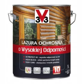 Visoko otporna zaštitna lakirana lazura V33 hrast jasni 5 l
