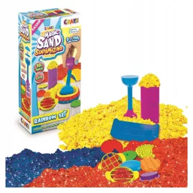 Kinetic Sand Rainbow Fabrika + 10 alata
