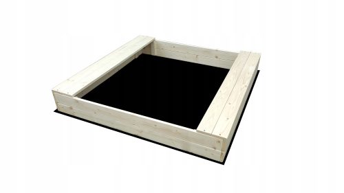 Drvena pješčanik s glatkom mat površinom 120x123