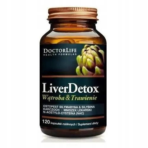 Dodatak prehrani Doctor Life Detoks jetre i probave, 120 kapsula