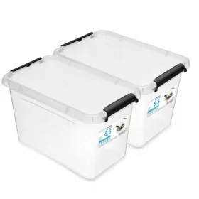 Plastični rokovnik s poklopcem, 6,5 litara