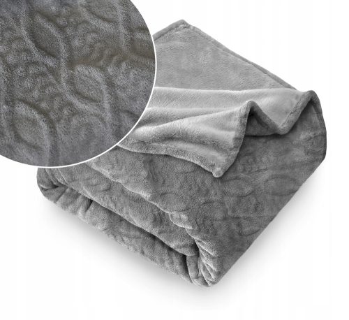Luksuzna deka od mikrovlakana 160 cm x 200 cm - bež, crna, sive i zelene nijanse