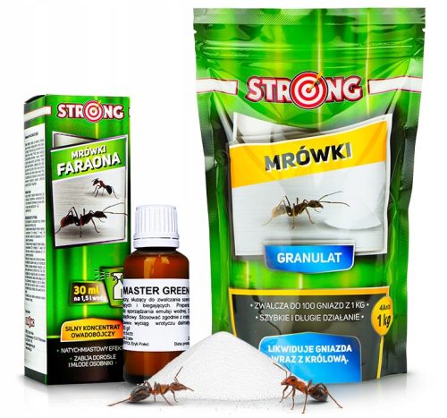  Strong ant Control prašak 1 kg + Strong ant Control tekućina 0,03 kg 30 ml