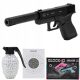 Prigušivač kuglica za pištolj Glock Asg Metal 800
