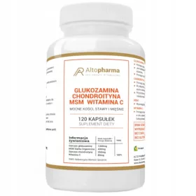   ALTO PHARMA Glukozamin + Hondroitin + MSM + Vitamin C 120 kapsula
