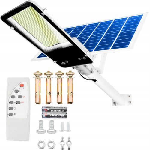  NNLED ulična svjetiljka 1000 W 112500 lm na solarni pogon