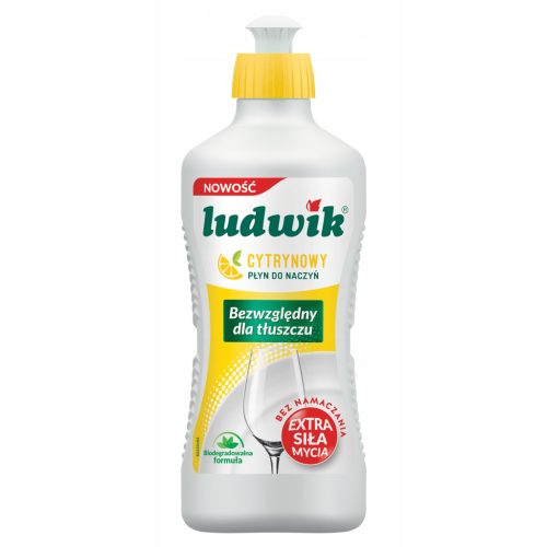  Ludwik TEKUĆINA ZA POSUĐE 900g Lemon SHINING